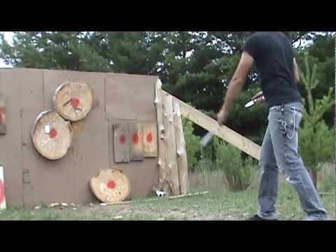 underhand - Trying to chuck some over/under hand shots.