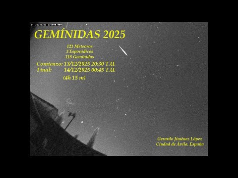 Gemínidas 2025 uploaded by Gerardo Jiménez López