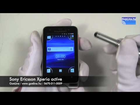 Sony Ericsson Xperia active teszt vide�