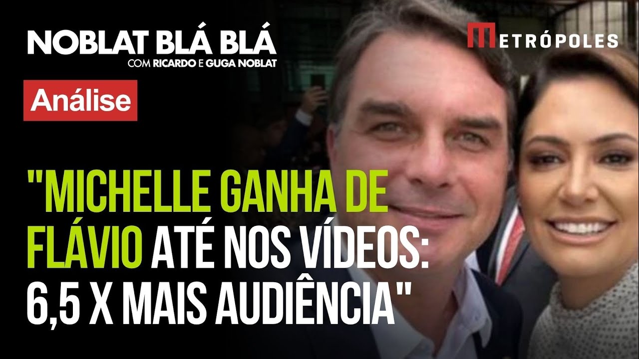Clã Bolsonaro: Mesmo publicado mais tarde, vídeo de Michelle superou audiência de Flávio