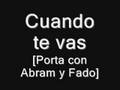 Cuando te vas