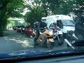 TT 2007 - Loads of Motorbikes on Lezayre Road in Ramsey
