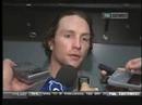 Brenden Morrow & Stu Barnes after Game 2