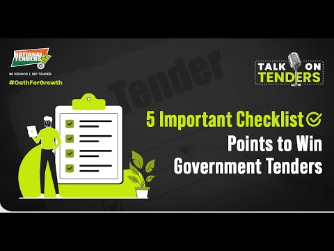 How to Win Government Tenders | 5 Checklist Points to Successfully Win The Government Tenders