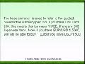 Basic Concepts For Forex Trading Basic Concepts For Forex Trading