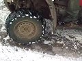 Honda 350 ice wheelspin