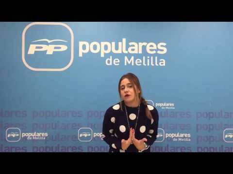 Sofía Acedo recuerda las ponencias que se debatirán en el 12 Congreso Regional del PP de Melilla