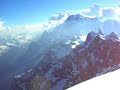 Tired but enjoying the view on the Grandes Jorasses