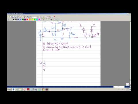 how to identify gate drain and source in fet