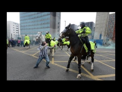 Newcastle Fans Riot 14/04/13