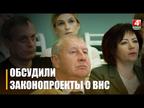 Актив Белой Руси обсудил законопроекты о ВНС и об Избирательном кодексе в Гомеле видео
