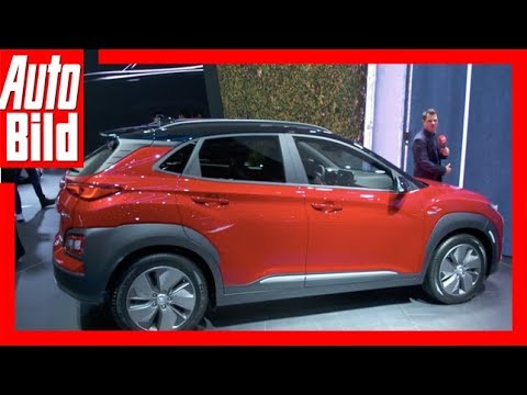 Hyundai Kona Elektro (Genf 2018) Sitzprobe/Details/ ...