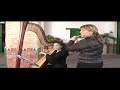 Arpa y flauta