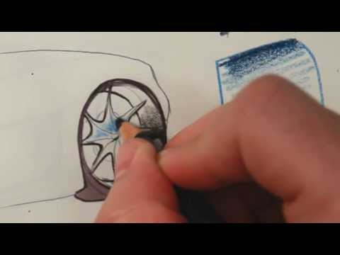 how to draw wheels