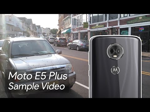 Moto E5 Plus Sample Video