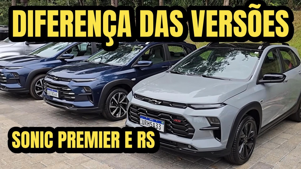 SONIC RS ou PREMIER? Diferença das duas versões do novo carro da Chevrolet // Caçador de Carros