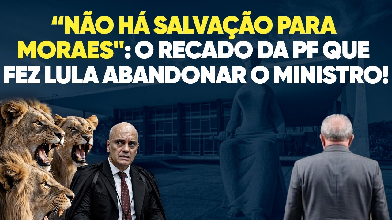 Lula RECEBEU ALERTA BOMBA da PF e ABANDONOU Moraes à própria sorte!