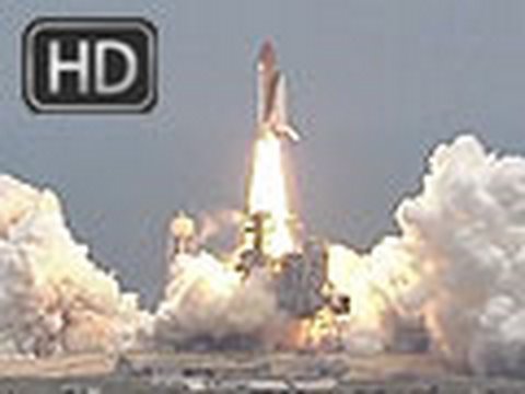 High Definition - This is the HD launch footage of Space Shuttle Atlantis blasting off for the final servicing mission to the Hubble Space Telescope.