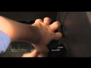 Little Person putting on Pedal Extenders