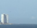 ef 18a sobre la playa de samil