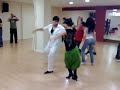 Andrea del Barrio con el tito Francisco Vazquez