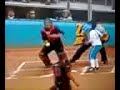 AMAZING COLLEGE SOFTBALL PLAY!