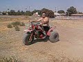 riding three wheeler riding three wheeler