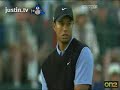 Tiger Woods Amazing shots Us Open 3rd Round 2008