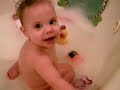 Bath bubbles and Leah