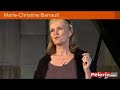 l'actrice marie-christine barrault a lu l'appel aux chr�tiens de france �crit par l'acad�micien jean d'ormesson, le samedi 12 d�cembre lors du concert 
