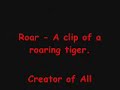 Tiger roar