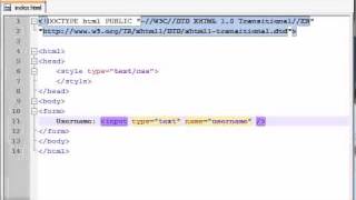 XHTML And CSS Tutorial - 40 - Introduction To Forms