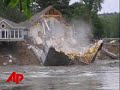  wi home_float raw video: homes float flood