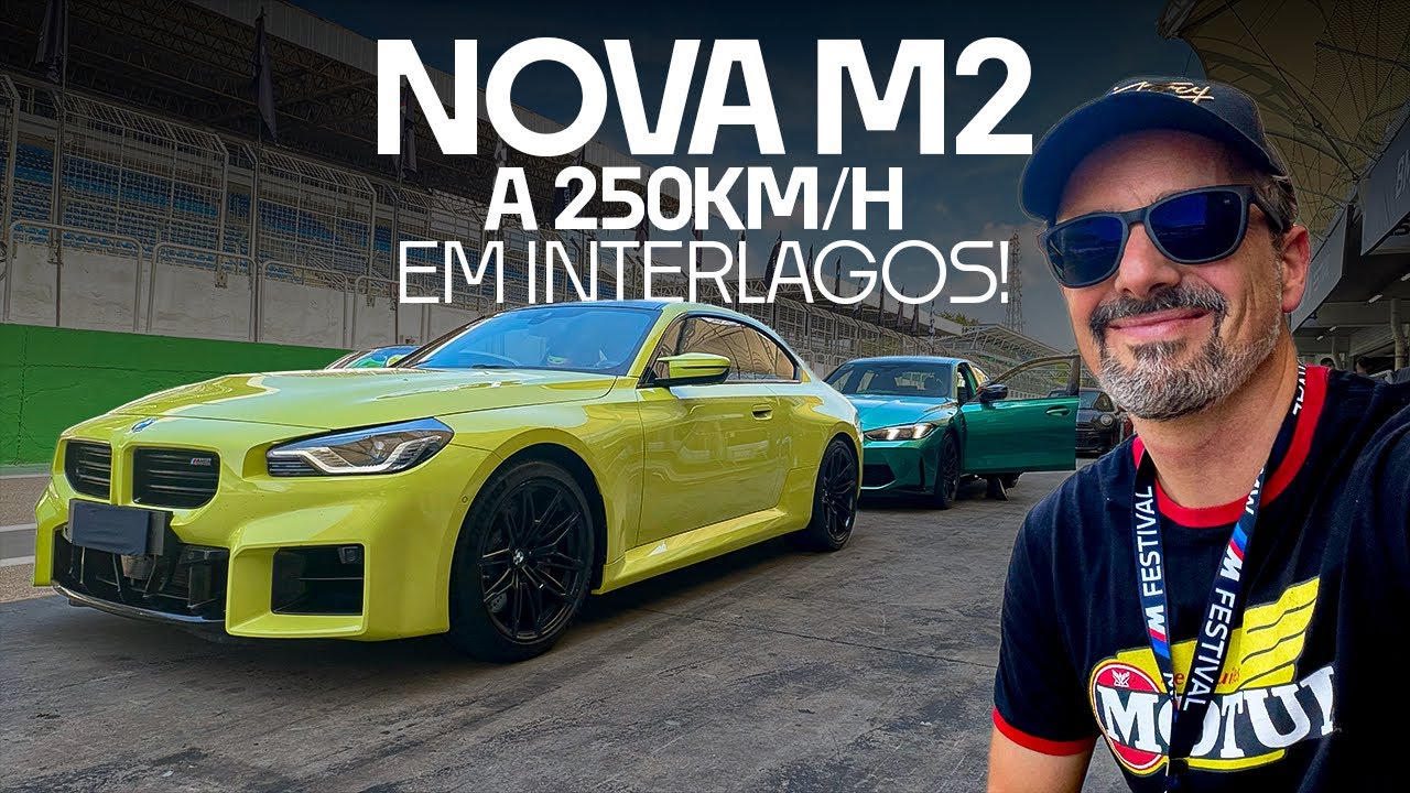 Nova M2 é a MELHOR BMW DE RUA que já pilotei em Interlagos!