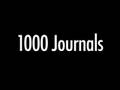 1000 Journals- HDFEST 2008 Selection