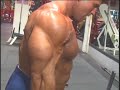 Bodybuilder George Maiorano curls, poses