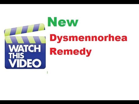 how to relieve dysmenorrhoea