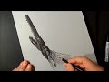 Trick Art, Drawing 3D Crocodile