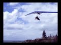 rolf flies his hang glider at cottesloe 3-12-08