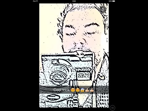 how to enable front flash on snapchat