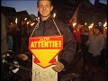 Fakkeltocht naar IPC bijeenkomst