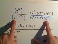 Rationalize the Denominator - Harder Example Rationalize the Denominator - Harder Example