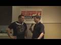 Fighter Mike Wessell with Steve Cofield at UFC 92 Fighter Mike Wessell with Steve Cofield at UFC 92