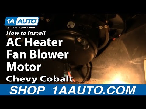 How To Install Replace AC Heater Fan Blower Motor Chevy Cobalt Pontiac G5 05-10 1AAuto.com