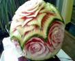 Sculptura in fructe si legume pepeni sculptati Tiron Gabi