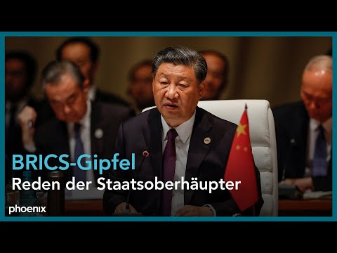 BRICS-Gipfel: Staatsoberhäupter Russlands und Chinas mit Reden per Video-Schalte bzw. vor Ort