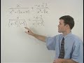 Watch Video on Subtracting Rational Expressions - Math Help
