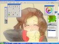 Drawing - Coloring - Izumi Wakes Up (painter and photoshop)