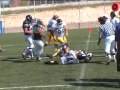 alex lliso safety de valencia firebats junior, sus mejores jugadas. numero 95,46 y 23 segun el partido
