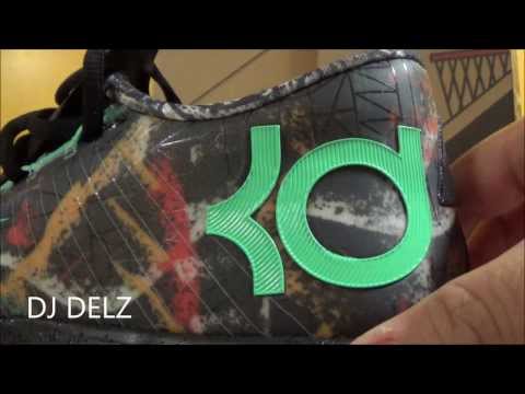 Nike KD 6 VI Illusion NOLA Gumbo League Sneaker Review + On Feet + Glow In Dark Test W/ @DjDelz